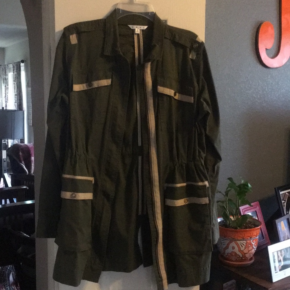 Cabi Army green lightweight jacket
